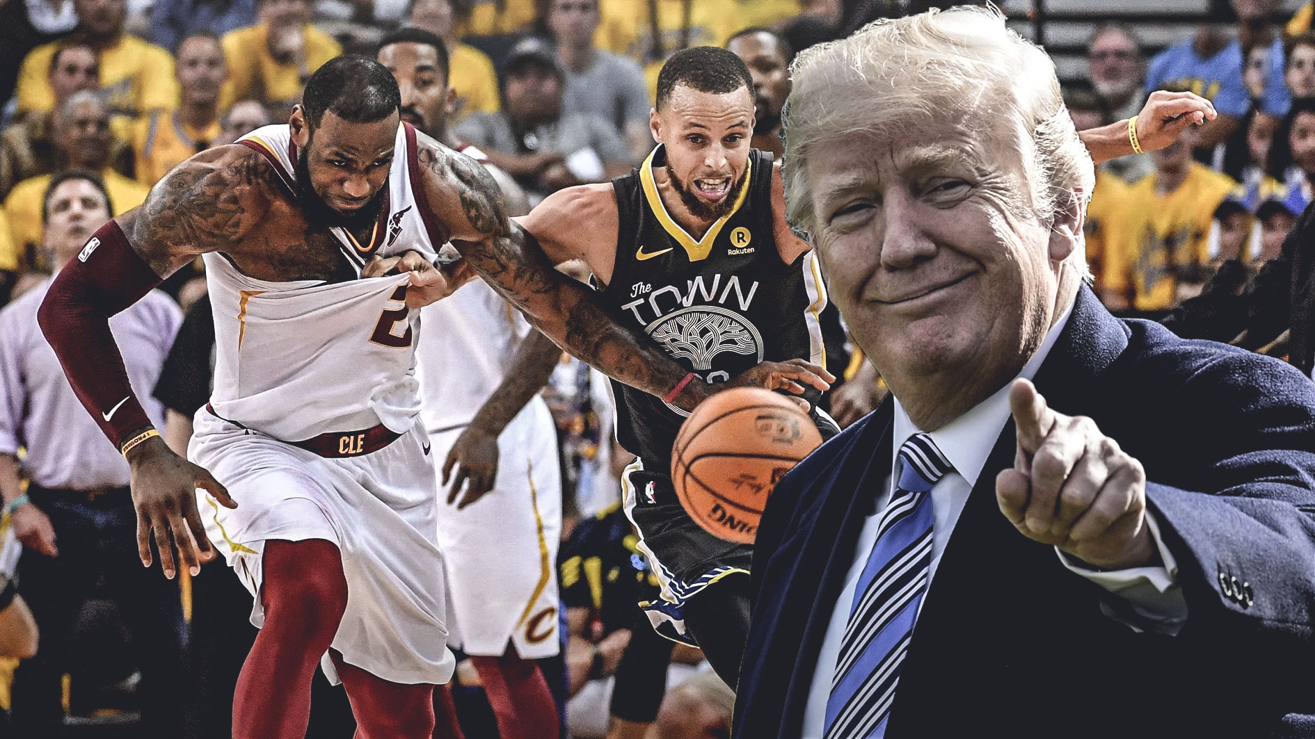 La NBA se convierte en una organización política según el presidente Trump